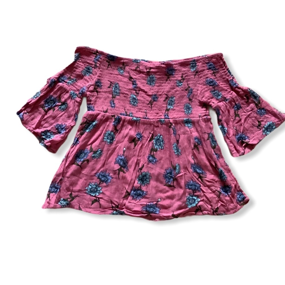 Arizona Jean Co Smock Off Shoulder Top - Picture 3 of 4